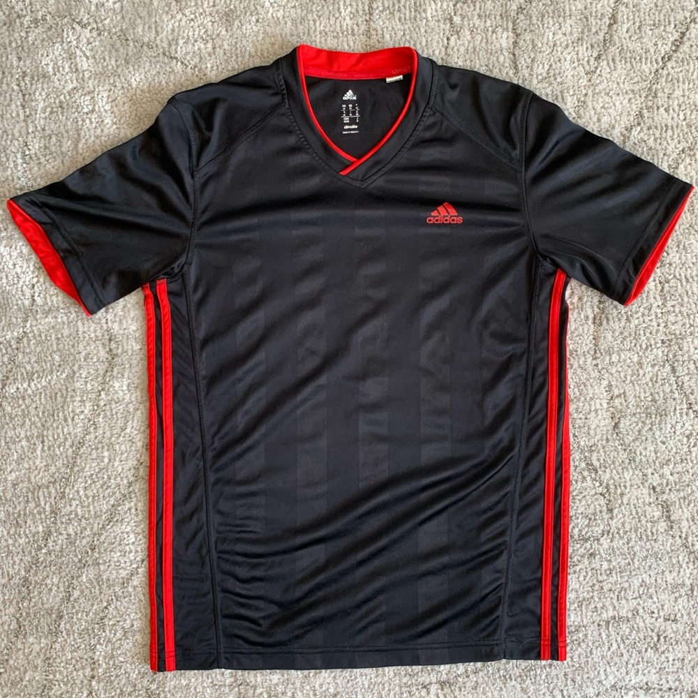 Adidas Jersey Shirt Red and Black